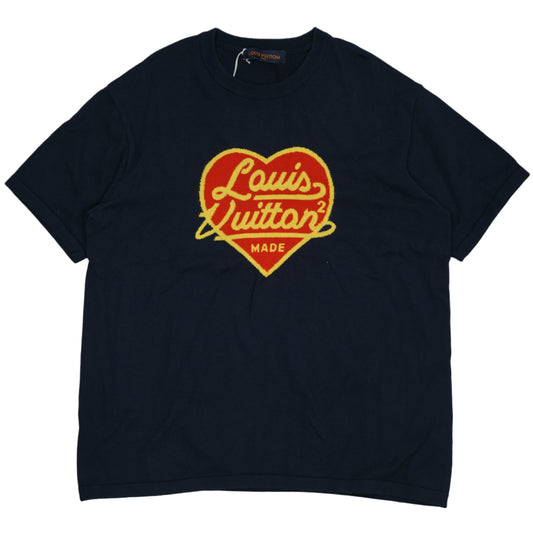 Louis Vuitton x Nigo Intarsia Jaquard Heart Knitwear T-Shirt