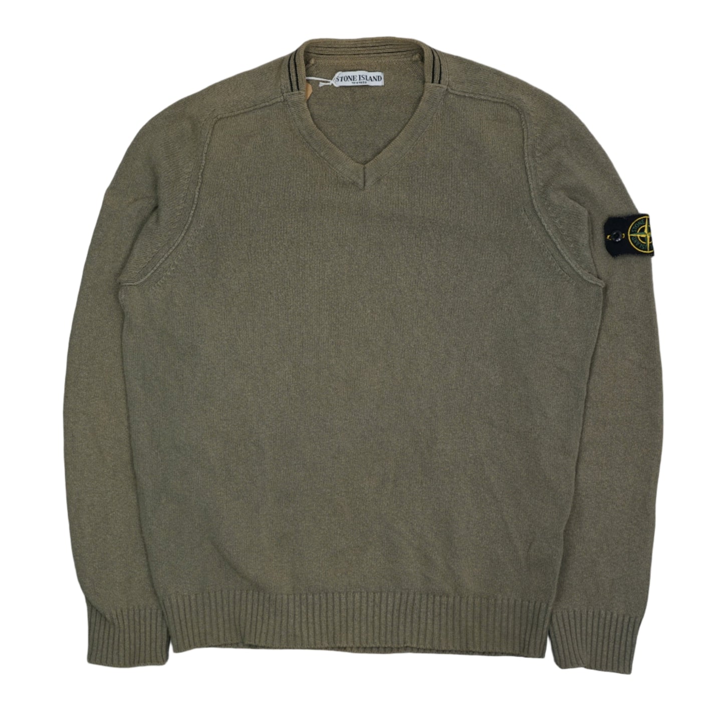 Stone Island Green Knitwear Sweatshirt