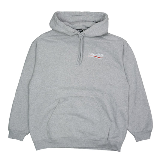 Balenciaga Wave Logo Grey Hoodie