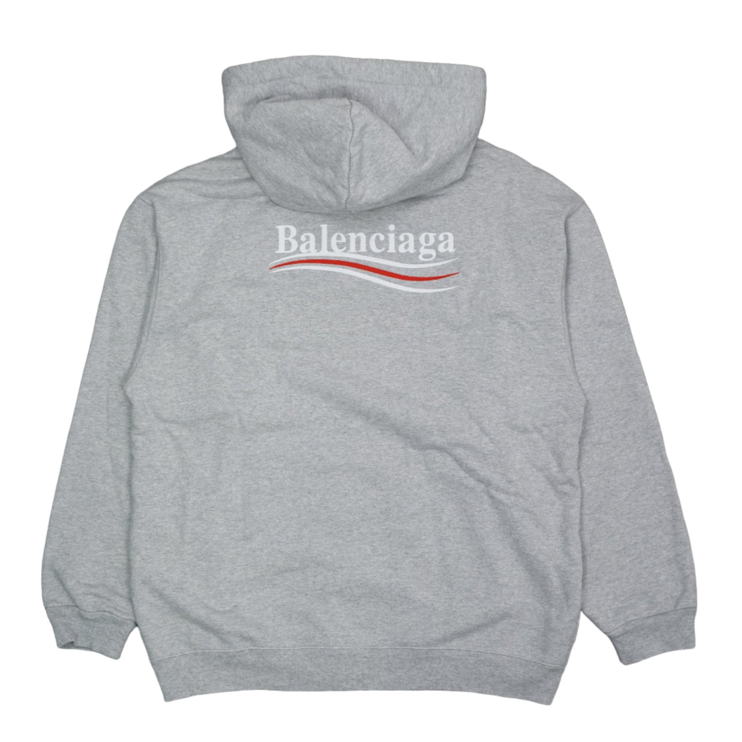 Balenciaga Wave Logo Grey Hoodie