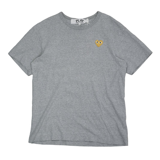 Comme Des Garcons Gold Heart Grey T-Shirt