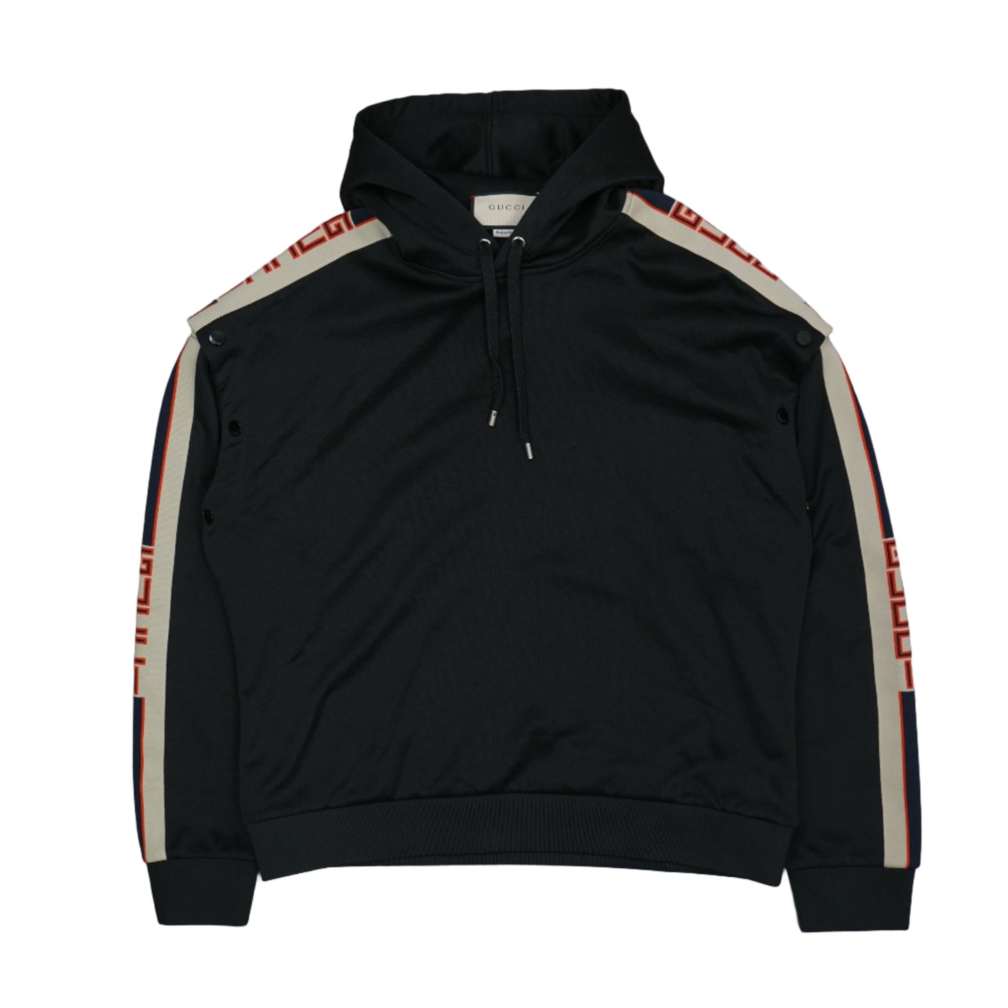 Gucci Technical Detachible Sleeve Black Hoodie