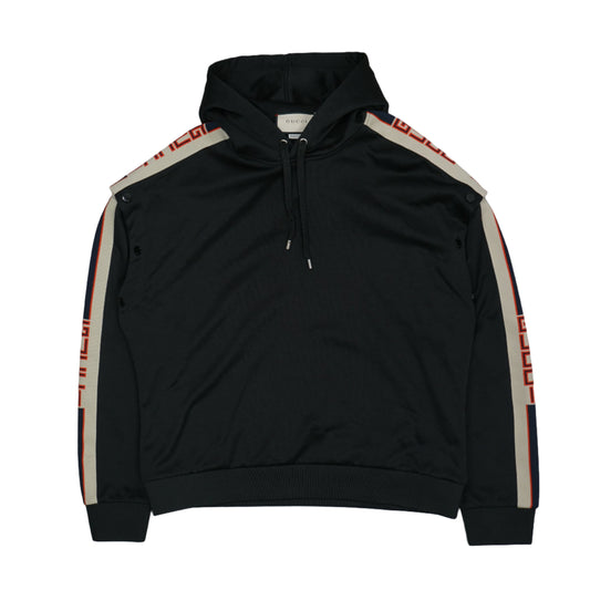 Gucci Technical Detachible Sleeve Black Hoodie