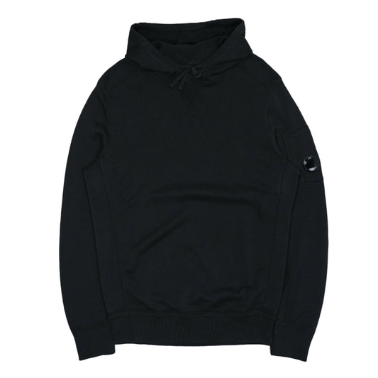 C.P Company Buckle Logo Black Hoodie