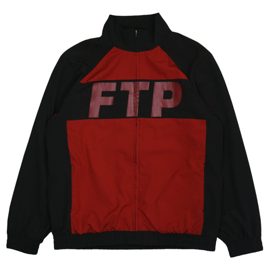 FTP Logo Track Burgundy Jacket