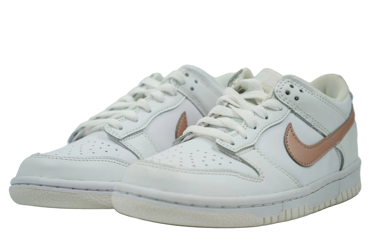 Dunk Low GS White Metallic Red Bronze