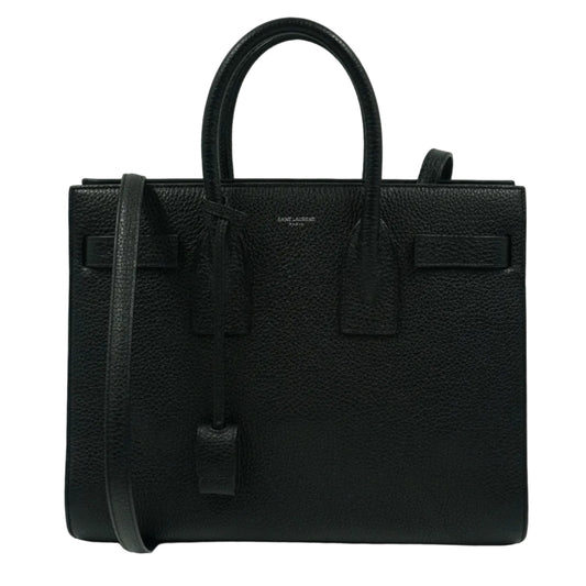 Saint Laurent Sac De Jour Leather Tote Black Bag