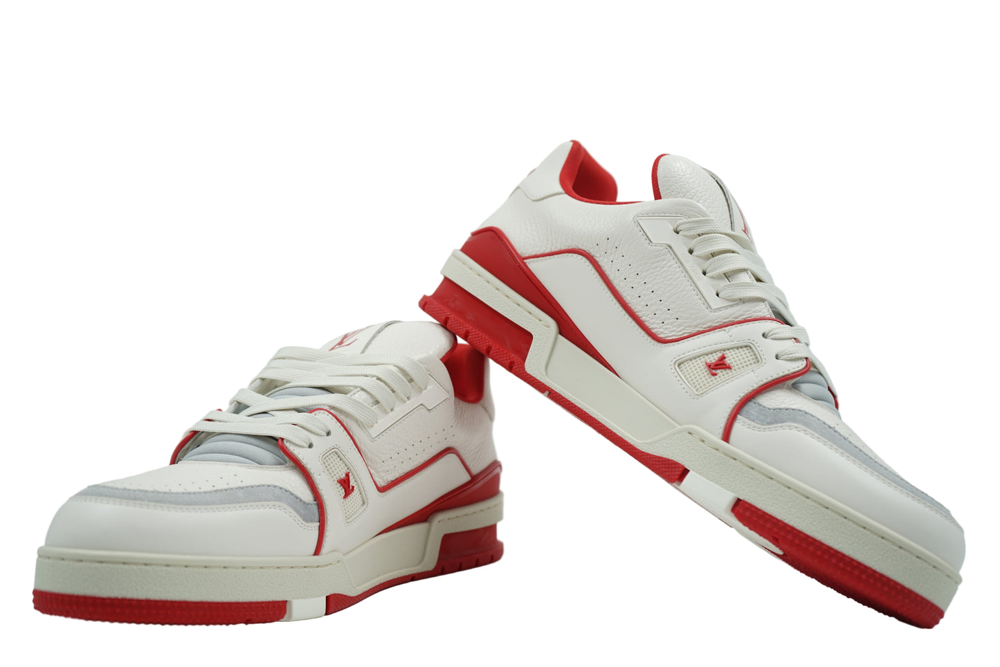 Louis Vuitton White Red LV Trainer