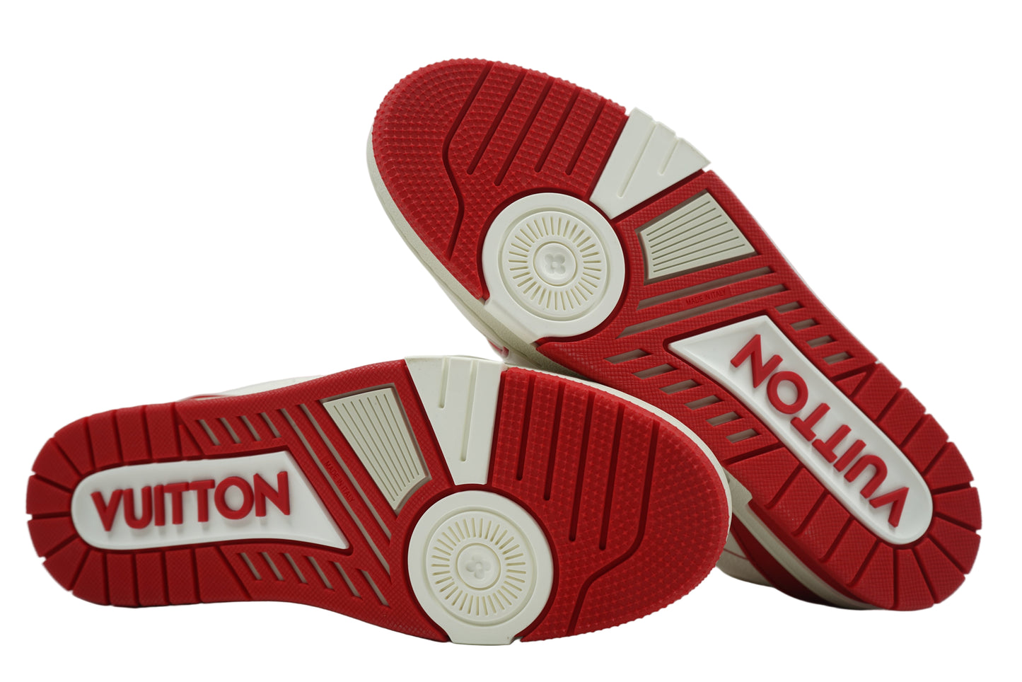 Louis Vuitton White Red LV Trainer