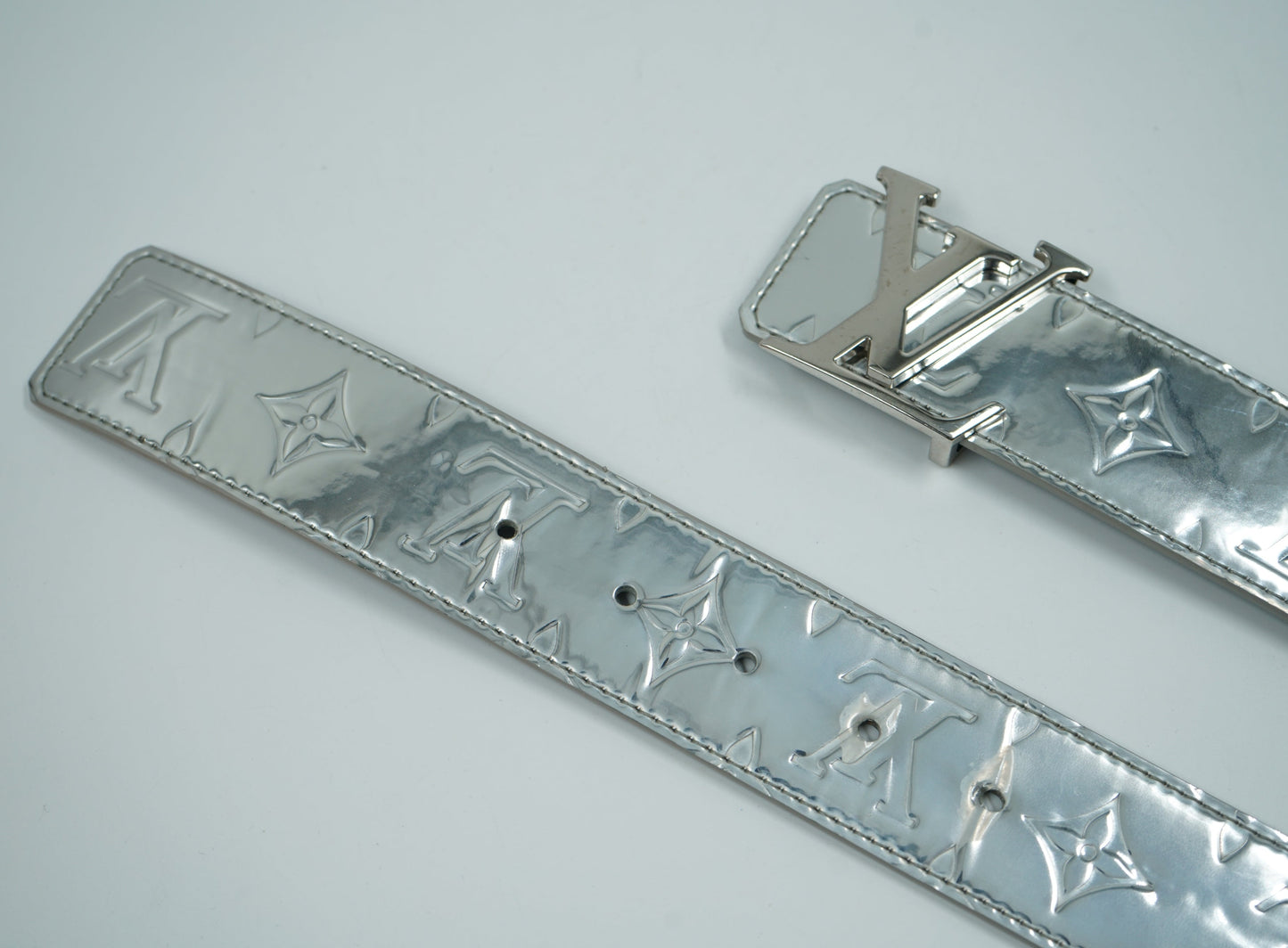 Louis Vuitton Monogram Mirror 40mm Reverse Belt