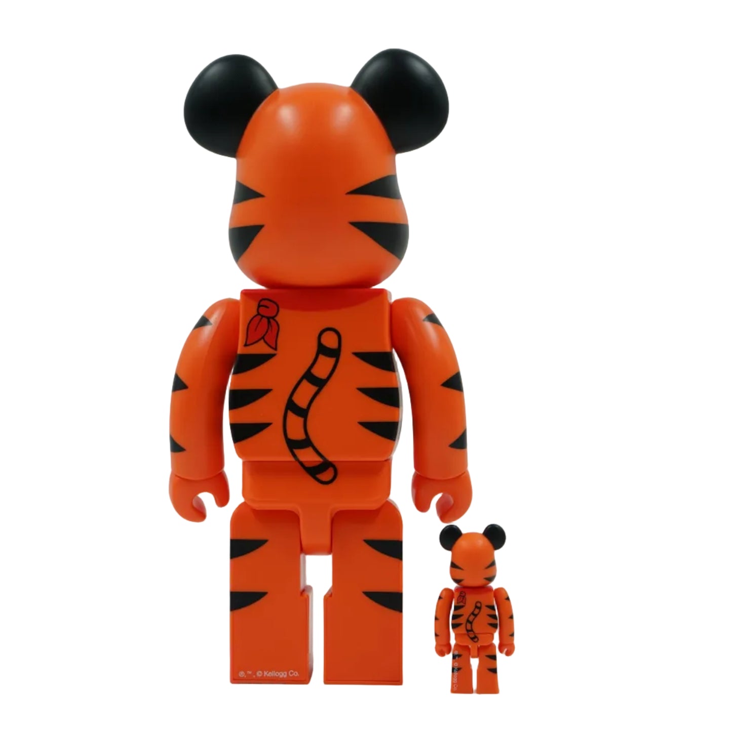 Bearbrick x Kellogs Tony The Tiger Vintage 100% and 400% Set