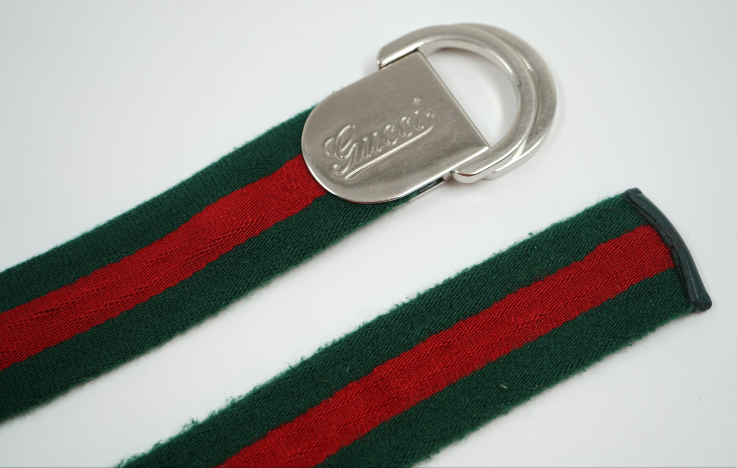 Gucci Old Logo Green/Red Belt