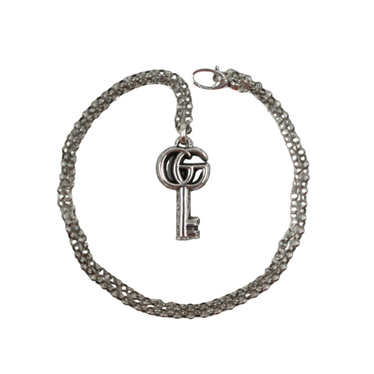 Gucci GG Key Silver Necklace