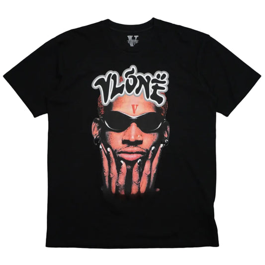 Vlone Rodman Logo Black T-Shirt