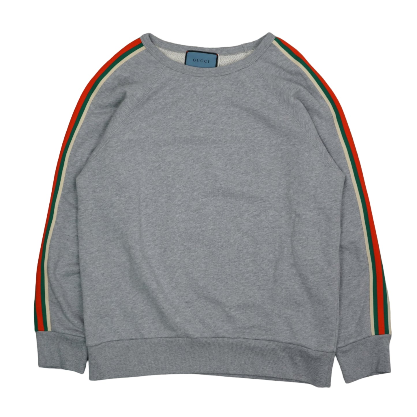 Gucci Classic Colour Stripe Grey Crewneck