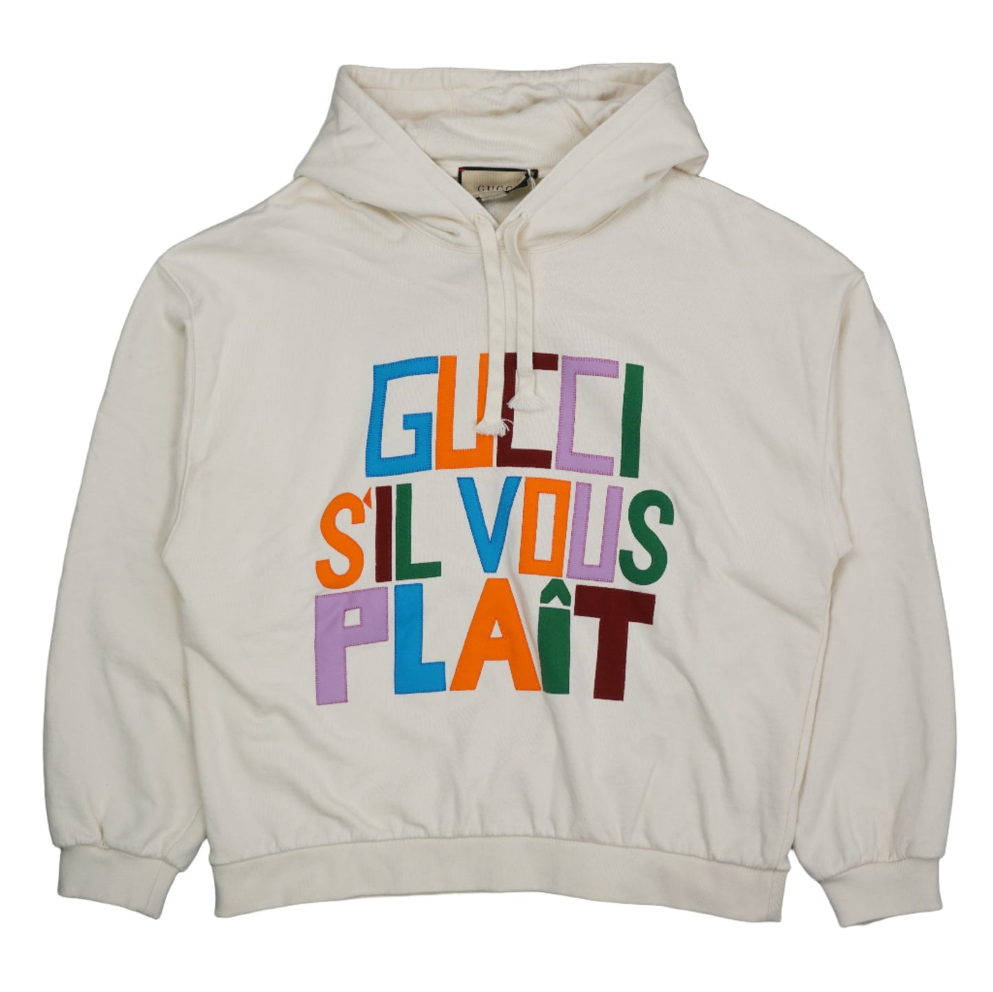 Gucci Sil Vous Plait White Hoodie