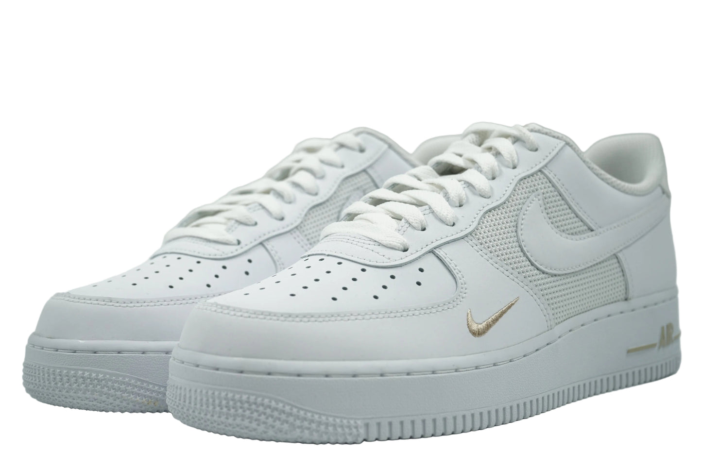 Air Force 1 Low White Desert Khaki Mini Swoosh