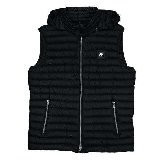 Moose Knuckles Air Down Black Vest