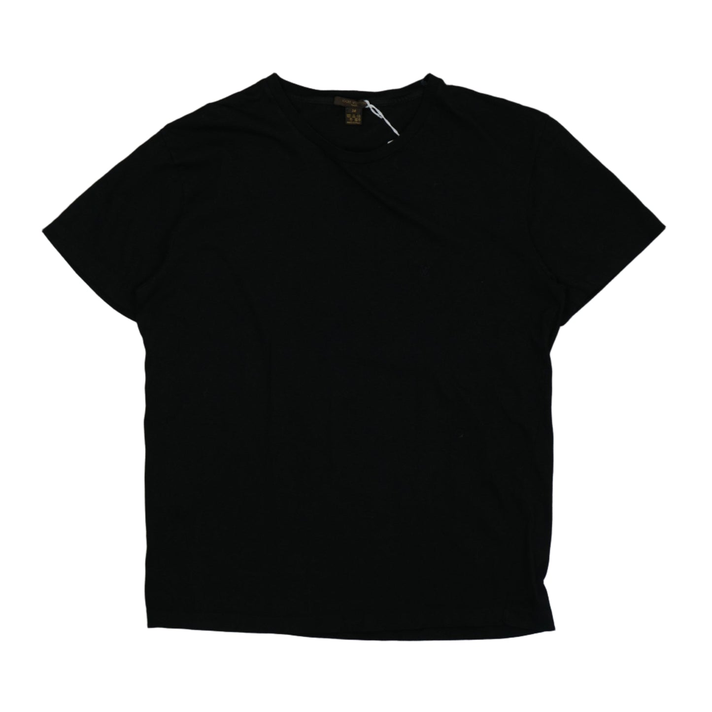 Louis Vuitton Small Chest Logo Black T-Shirt
