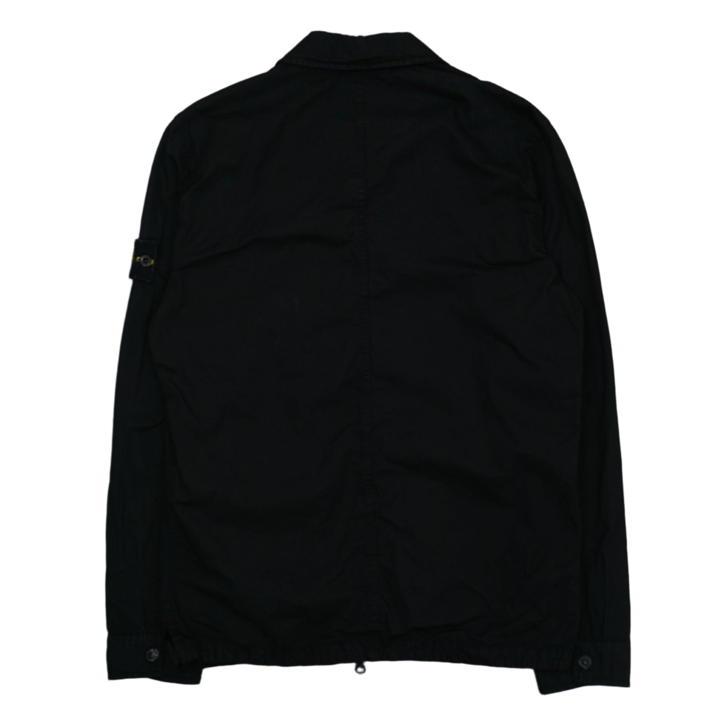 Stone Island Single Chest Pocket Black Overshirt
