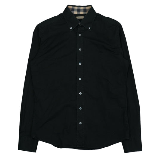 Burberry Dark Navy Blue Chest Logo Shirt
