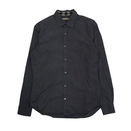 Burberry Grey Chest Logo Grey Shirt