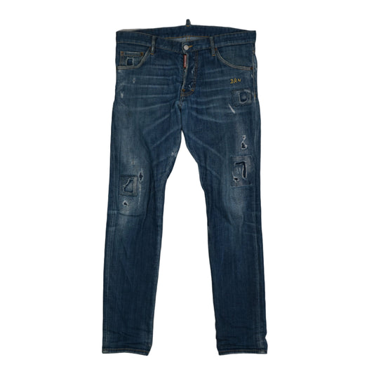 Dsquared2 Square Knee Blue Jeans