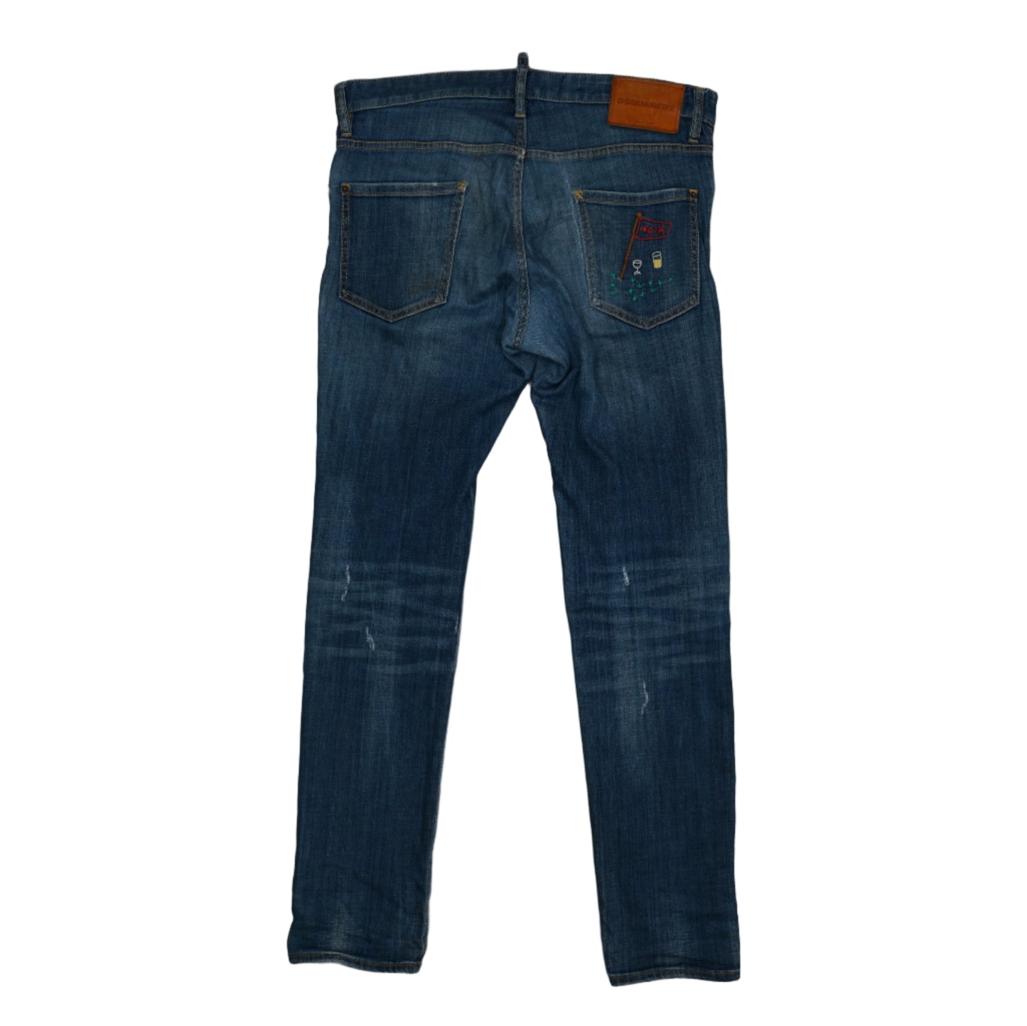 Dsquared2 Square Knee Blue Jeans