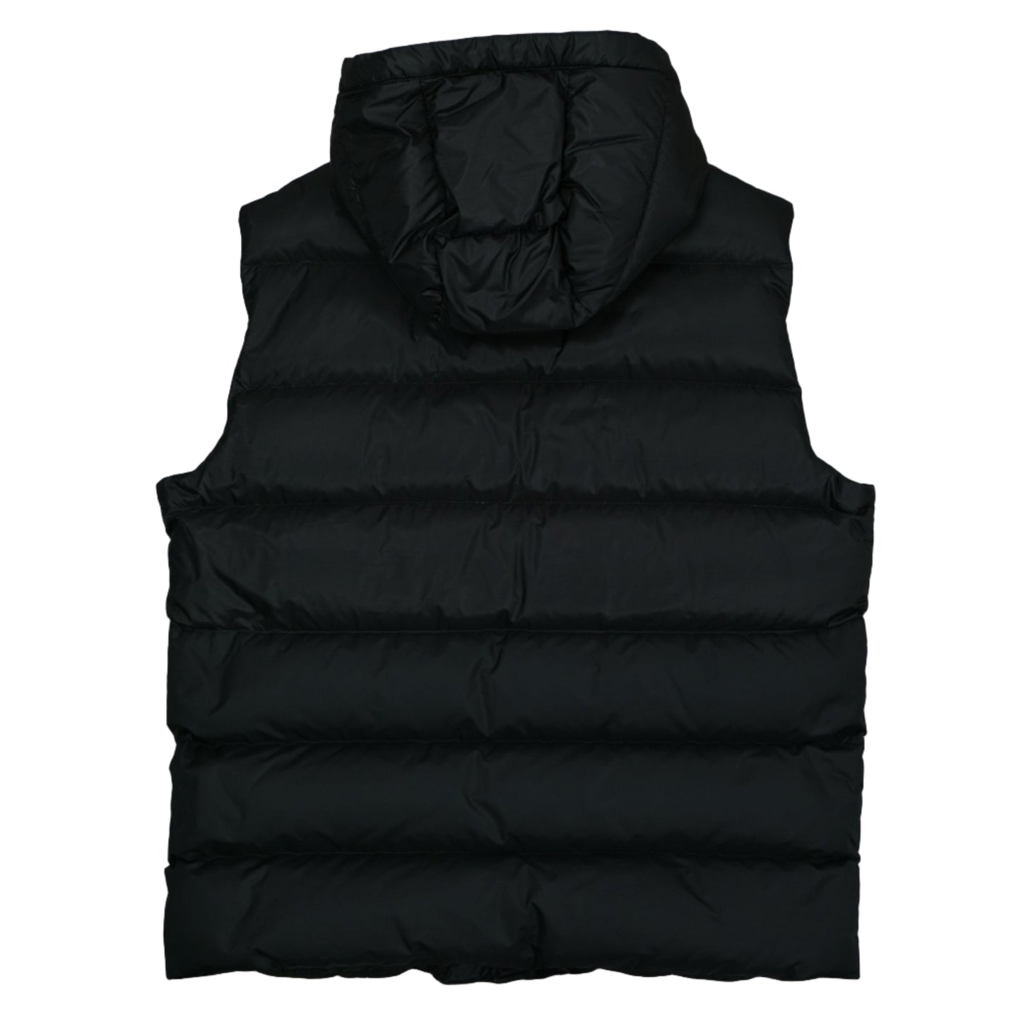 Moose Knuckles Text Logo Black Down Vest
