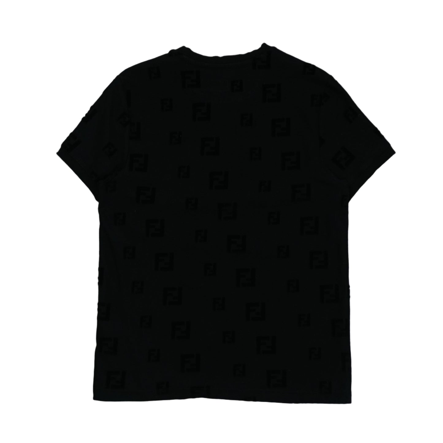 Fendi FF All Over Print Black T-Shirt