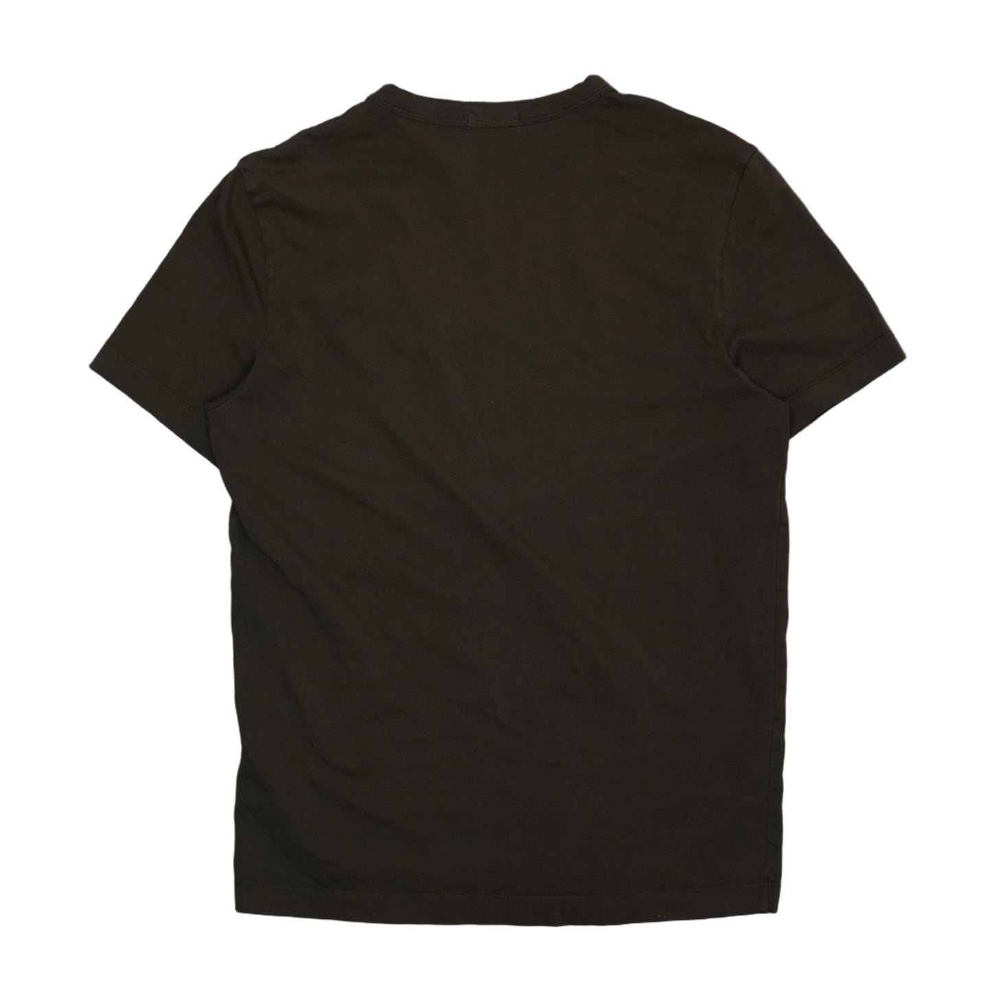 Moncler Maglia Double Chest Logo Brown T-Shirt