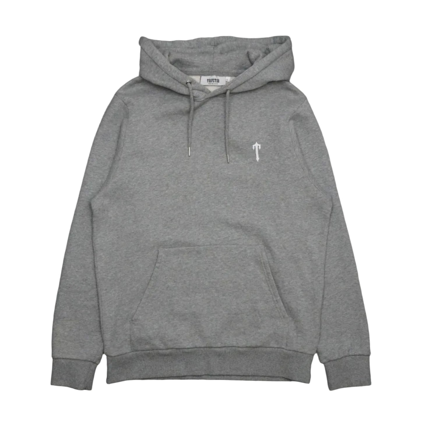 Trapstar Mini White T-Logo Grey Hoodie