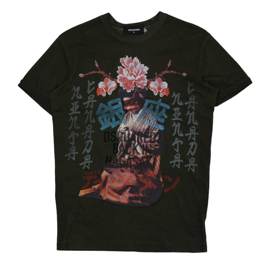 Dsquared2 Back In Nagasaki Green T-Shirt