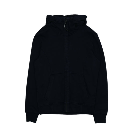 C.P Company Googles Hood Navy Blue Zip Hoodie