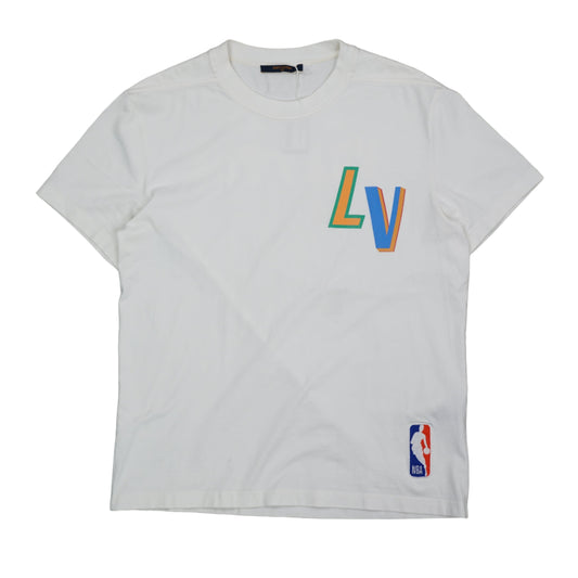 Louis Vuitton x NBA White T-Shirt