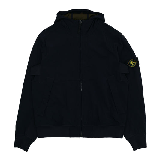 Stone Island Navy Blue Light Soft Shell-R Jacket