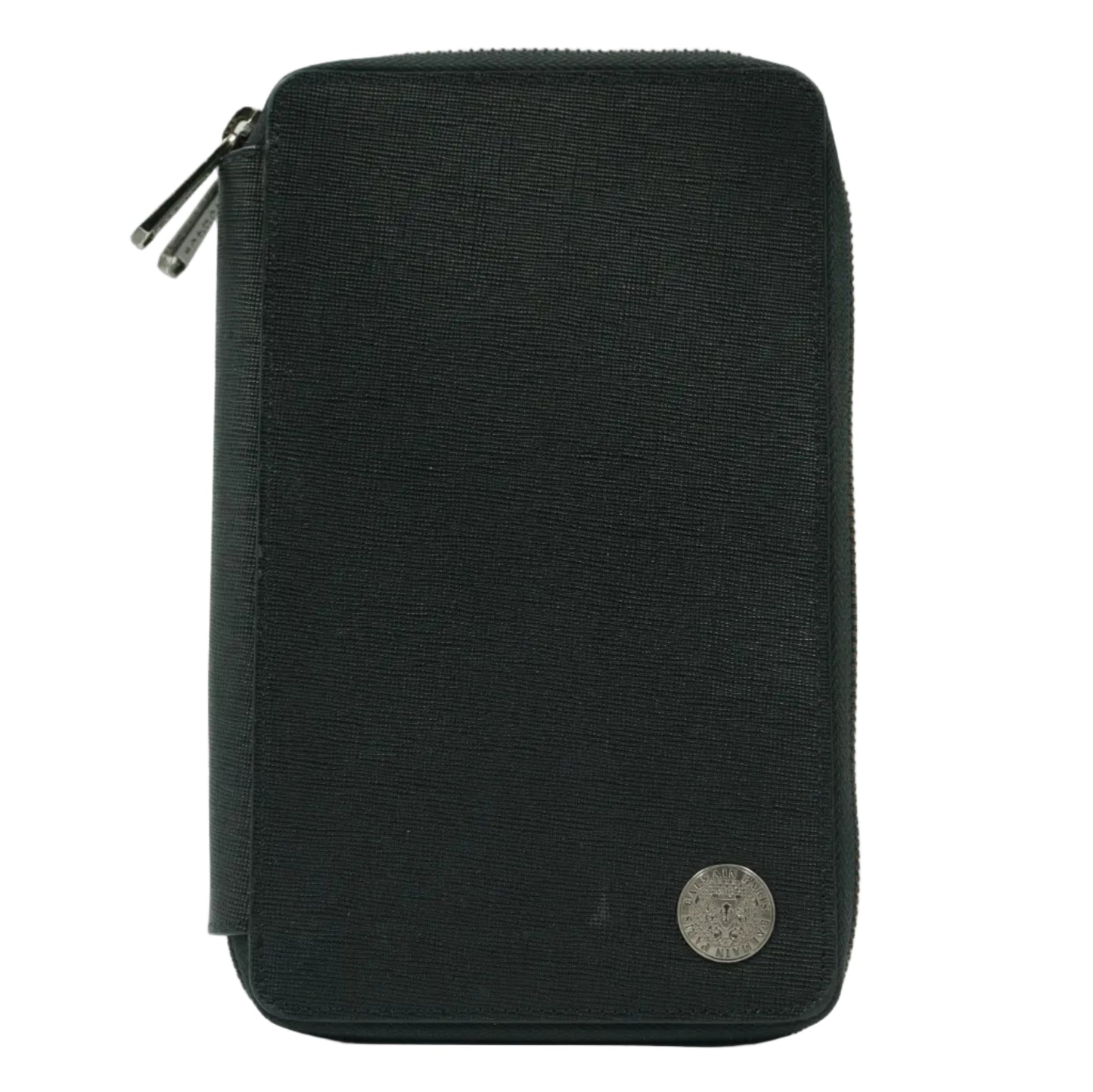 Balmain Organizer Black Leather Pouch