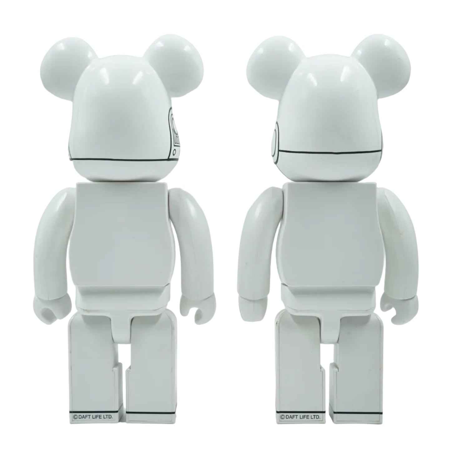 Bearbrick Daft Punk White Suits 400% Set