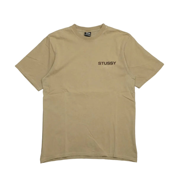 Stussy Surf Club Pigment Brown Dyed T-Shirt