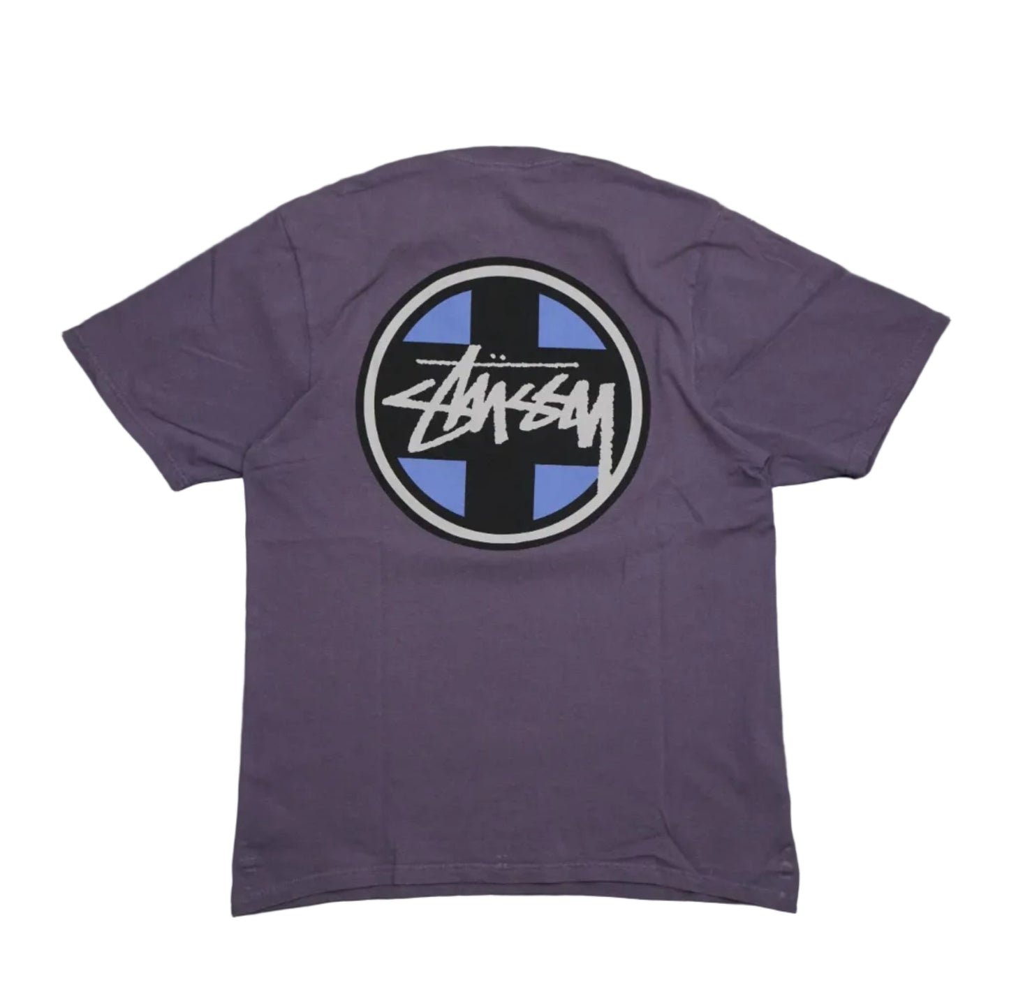 Stussy Cross Dot Pigment Grape Dyed T-Shirt
