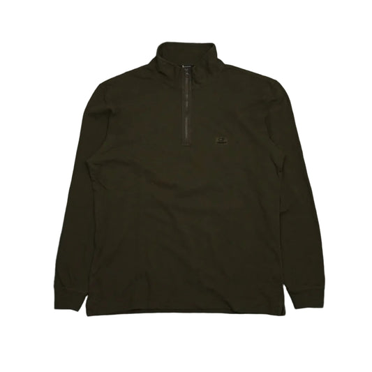 C.P Company Military Green Zip Longsleeve