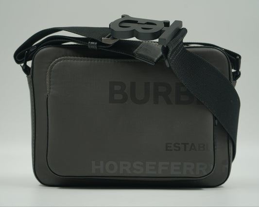 Burberry Gray Horseferry Crossbody Bag