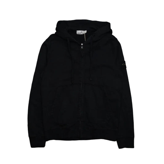 Stone Island Black Zip Hoodie