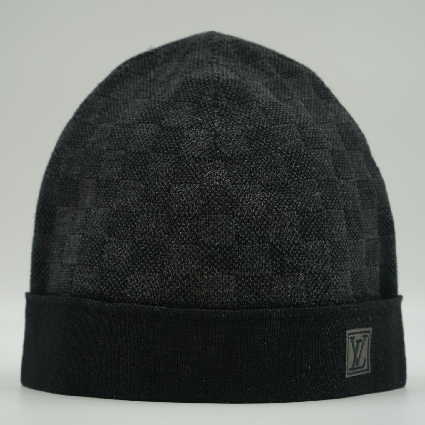 Louis Vuitton Black Damier Beanie