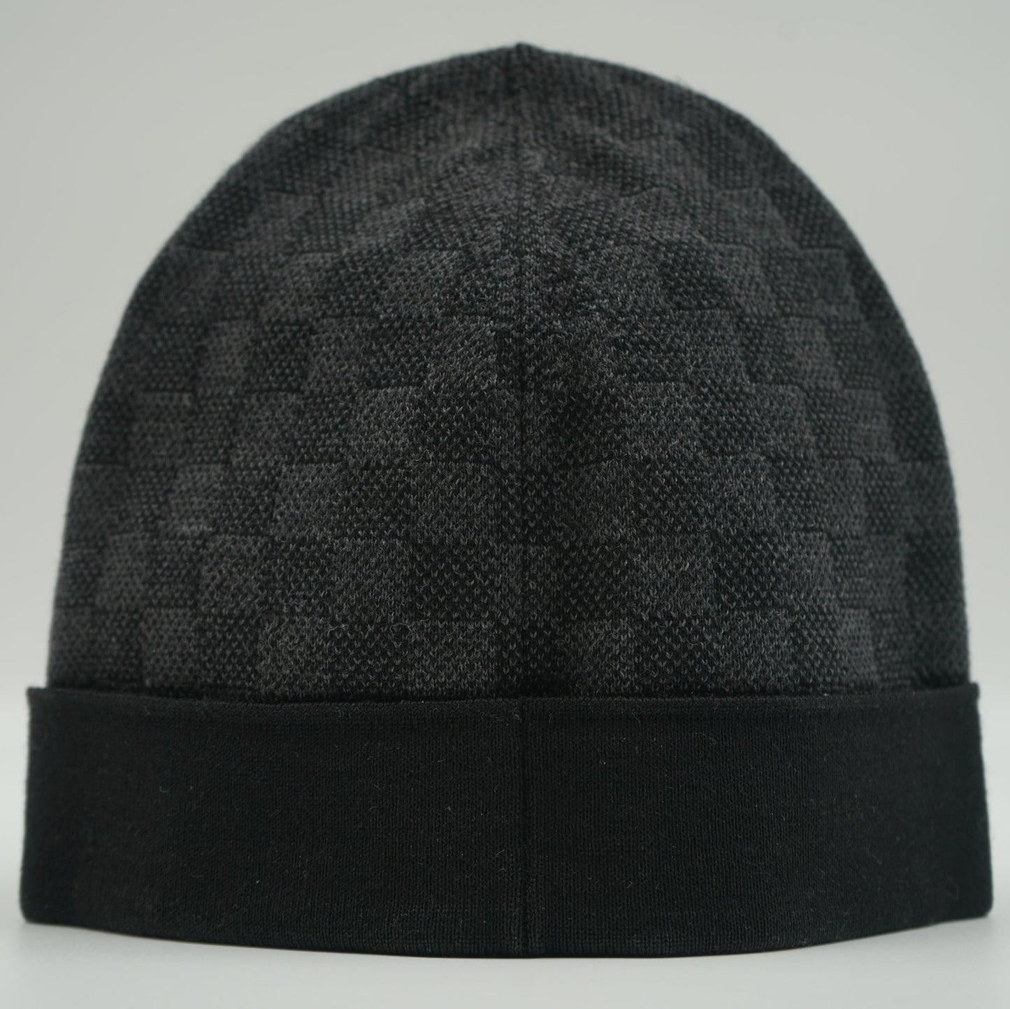 Louis Vuitton Black Damier Beanie