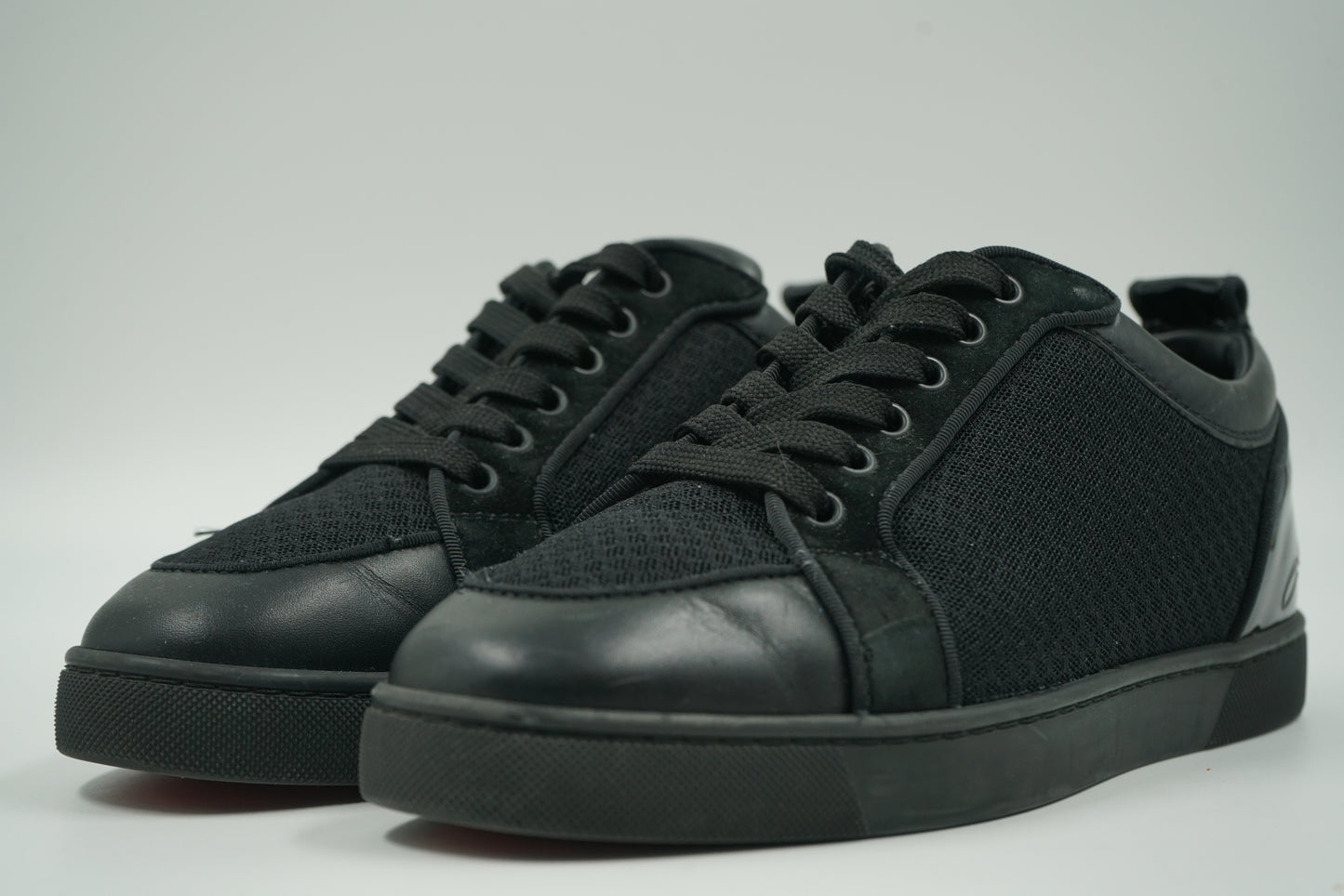 Christian Louboutin Louis Suede Leather-Trimmed Ripstop Trainers