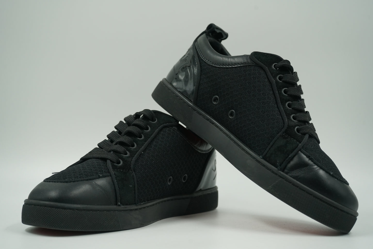 Christian Louboutin Louis Suede Leather-Trimmed Ripstop Trainers