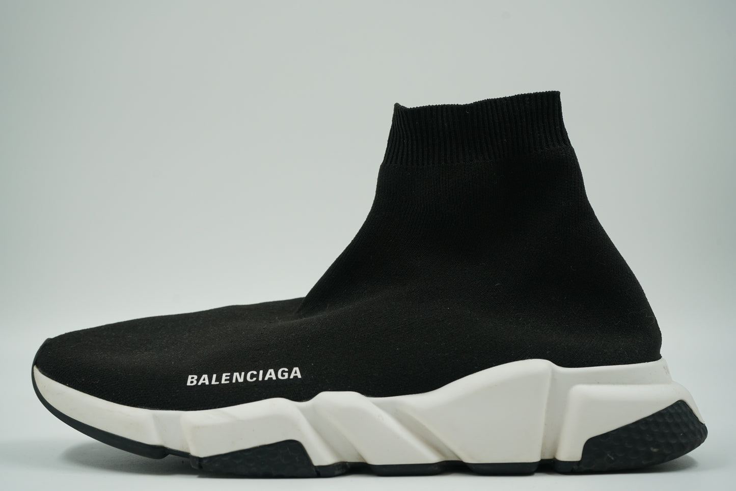Balenciaga Black White Speed Trainer