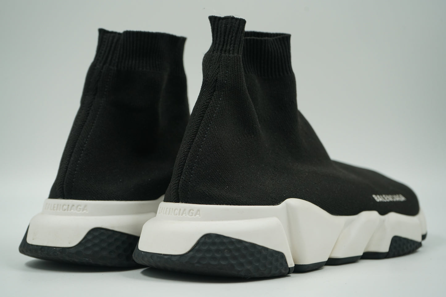 Balenciaga Black White Speed Trainer