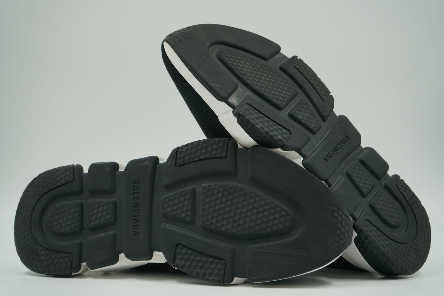 Balenciaga Black White Speed Trainer